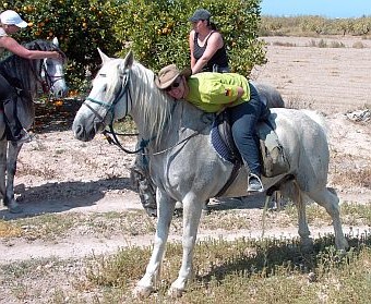 Reiten in der Sonne Spaniens